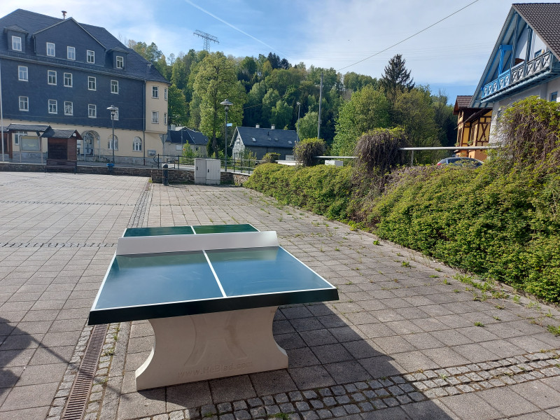 Stadt Neuhaus am Rennweg aus Lichte