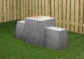 HeBlad schachtisch aus beton