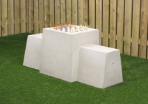 Spieltische beton für Schack