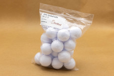 Beutel mit 25 weißen Bällen für das Tischfußballspiel Standard