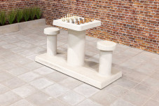 Spieltisch Schach Beton Naturell 2 Personen
