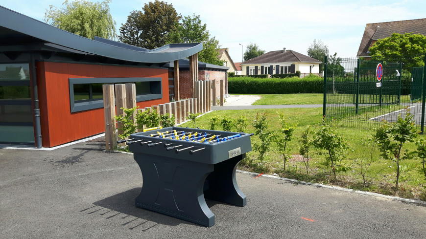Tischkicker aus Beton