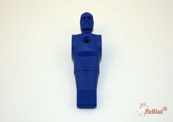 Blaue Tischfußballspiel Figur aus Kunststoff